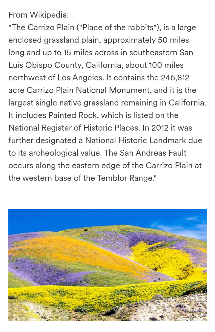 Carrizo Plain photos